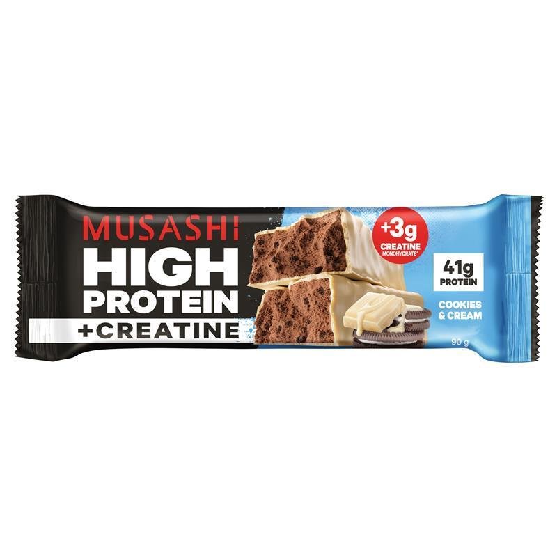 Musashi 武藏高蛋白+肌酸棒 奶油饼干 90g