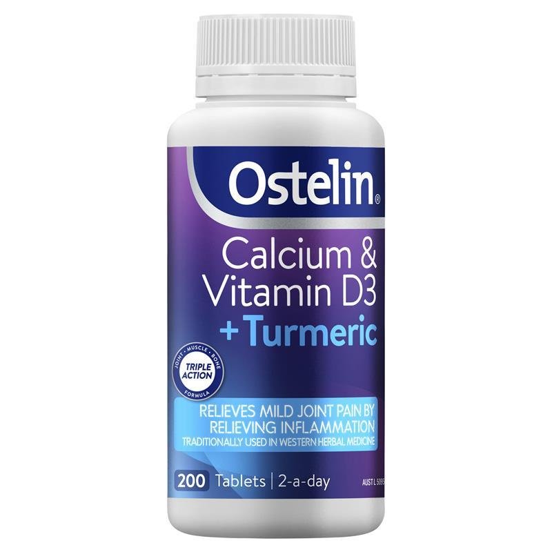Ostelin 奥斯特林 钙+维生素D3+姜黄 200片