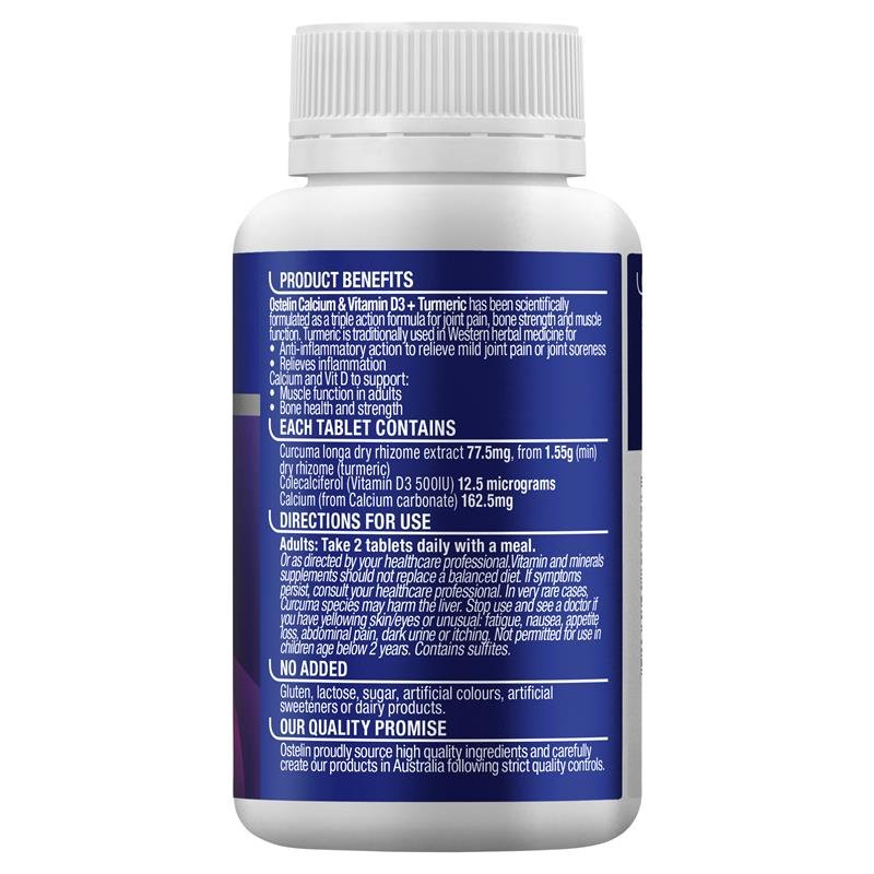 Ostelin 奥斯特林 钙+维生素D3+姜黄 100片