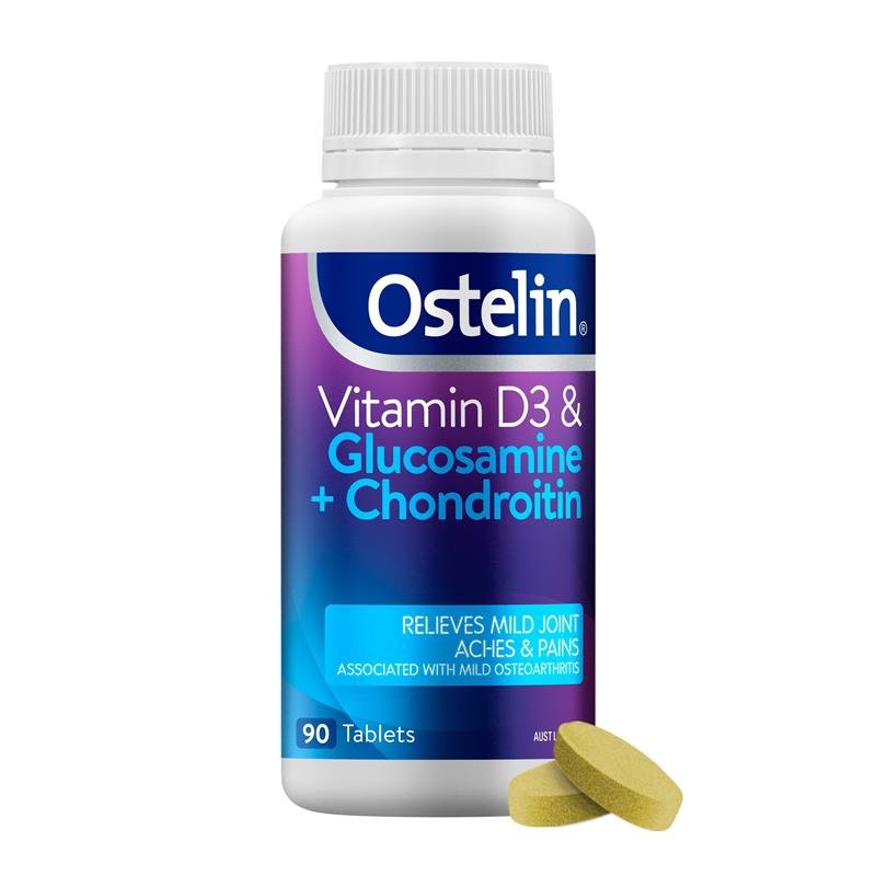 Ostelin 奥斯特林 维生素D+氨糖软骨素 90片