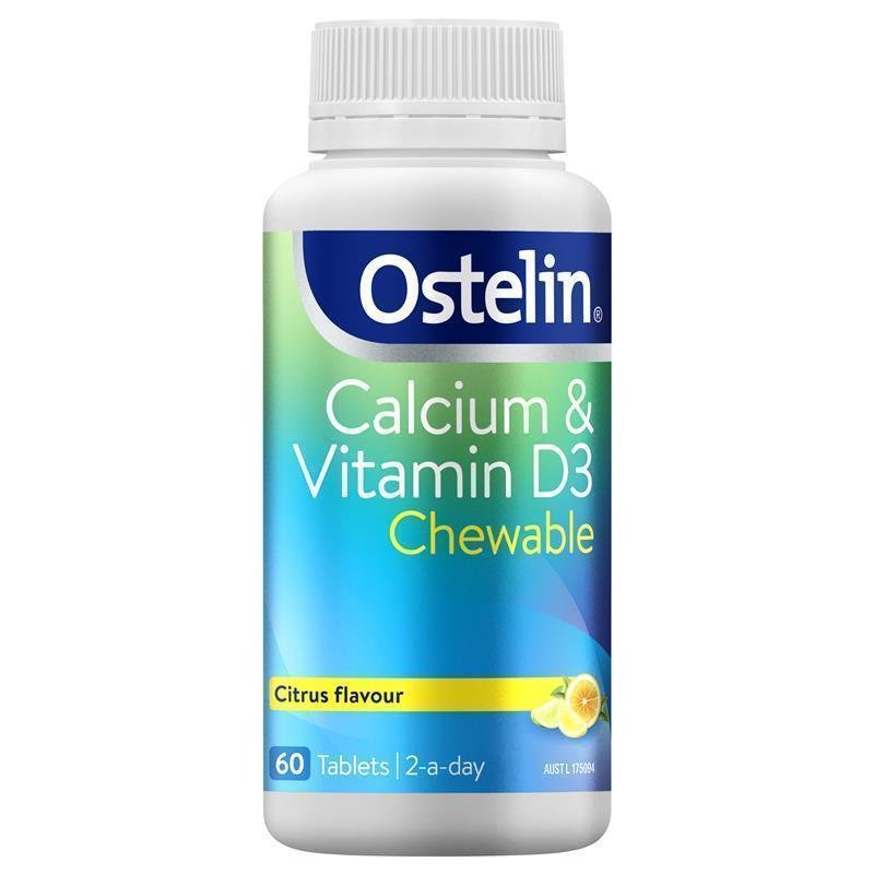 Ostelin 奥斯特林 钙+维生素D3 咀嚼片 60片