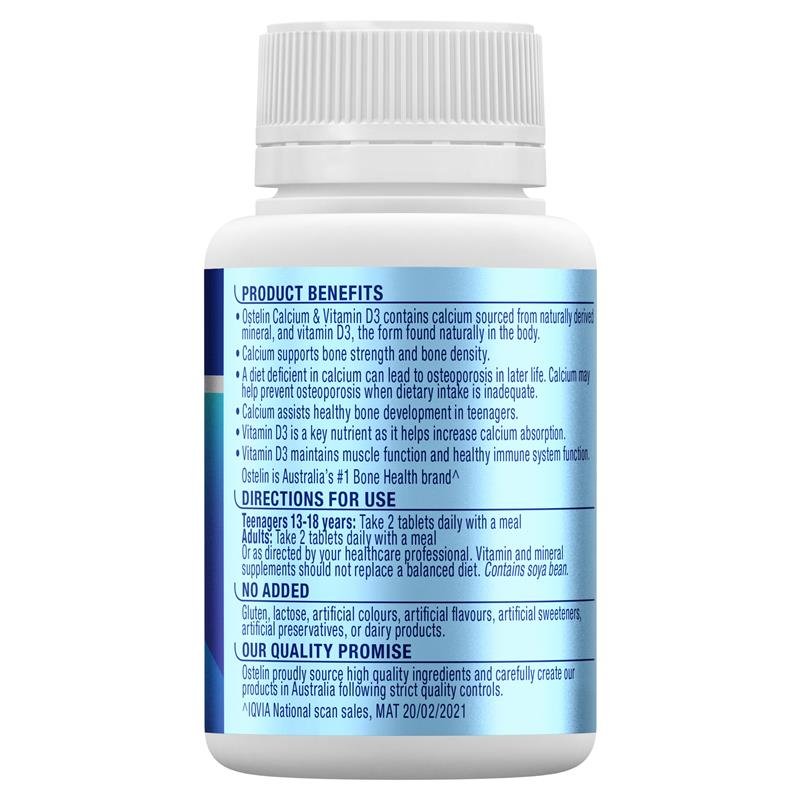Ostelin 奥斯特林 钙+维生素D3 60片