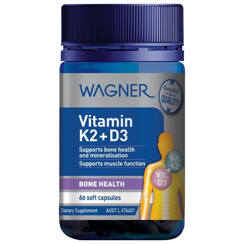 Wagner 维生素K2+D3 60粒