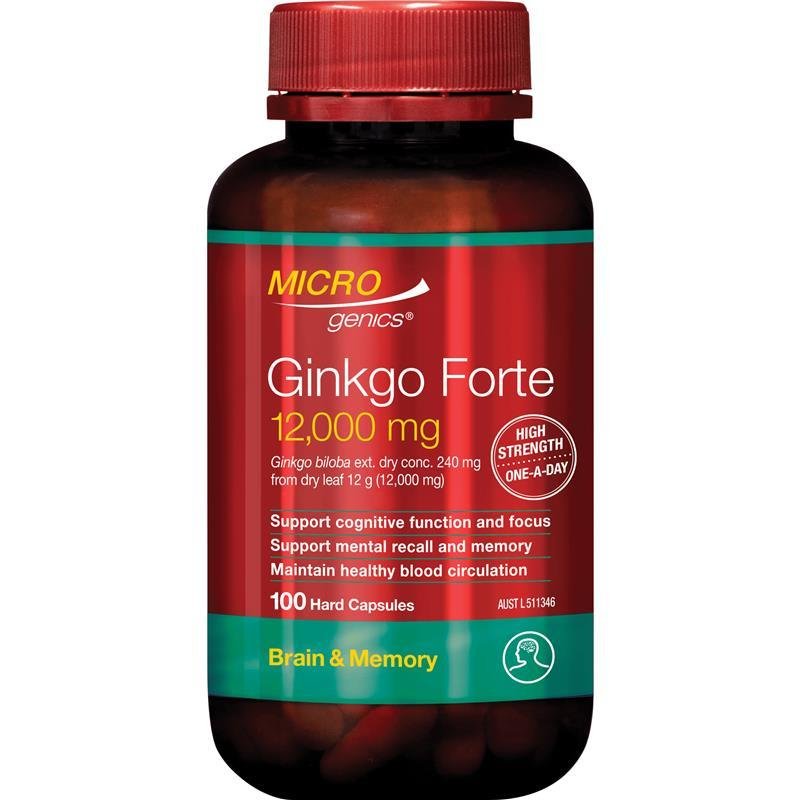 Microgenics 银杏 12000mg 每日一粒 100粒