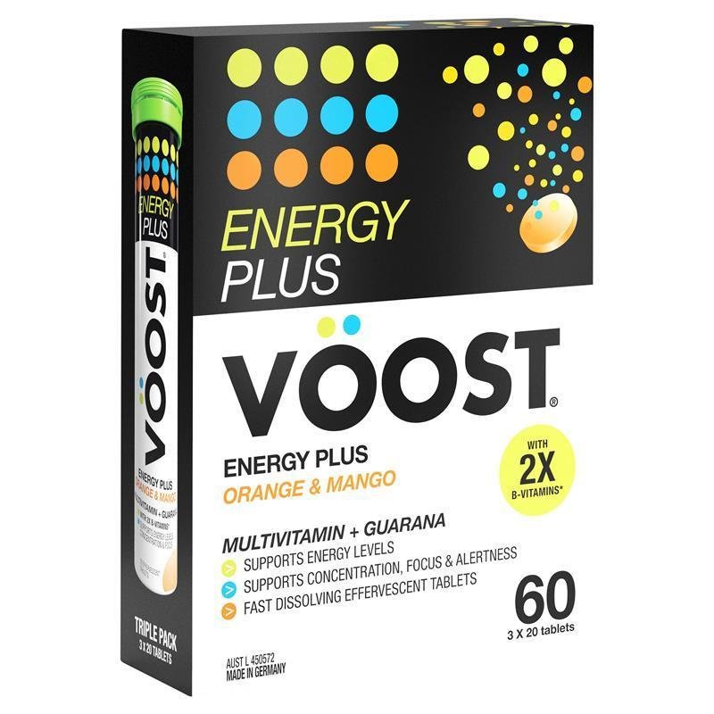 Voost 能量泡腾片 橙芒味 60片