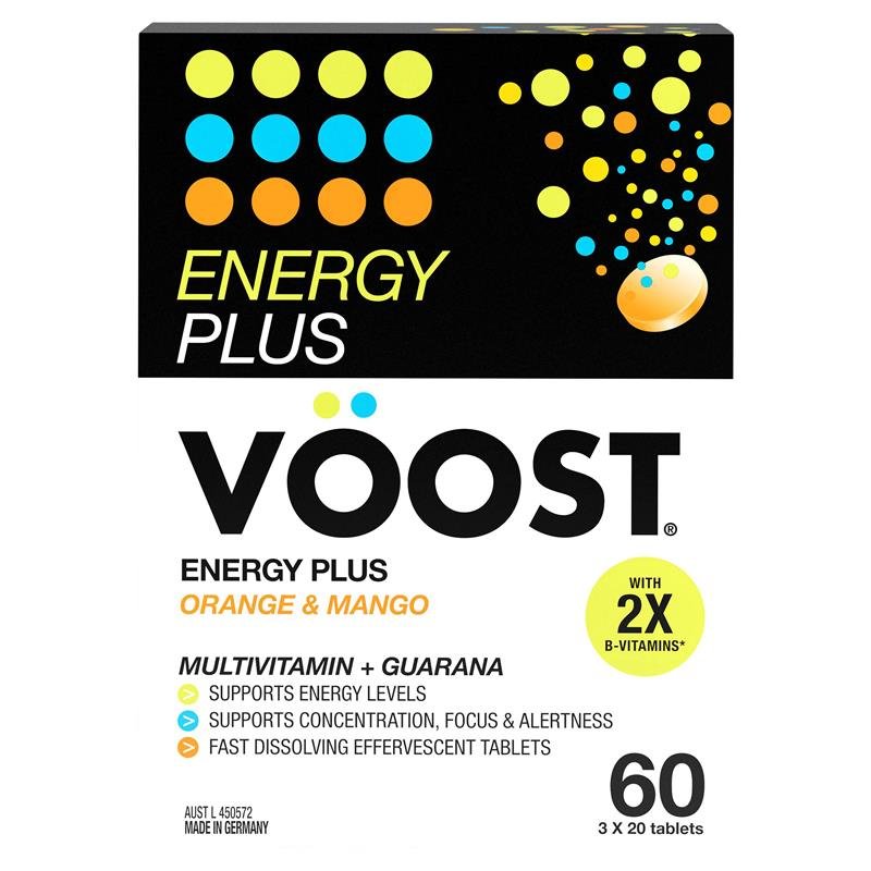 Voost 能量泡腾片 橙芒味 60片