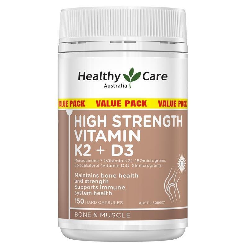 Healthy Care 高强效维生素K2+D3 150粒