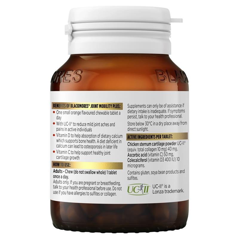 Blackmores 澳佳宝关节灵活咀嚼片 60片