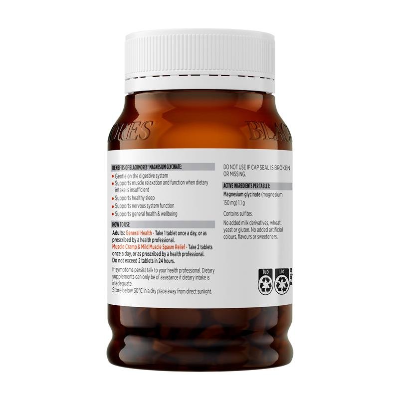 Blackmores 澳佳宝甘氨酸镁 200片