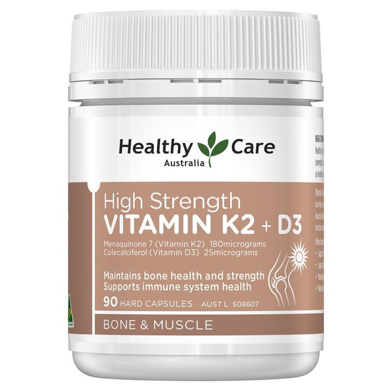 Healthy Care 高强效维生素K2+D3 90粒