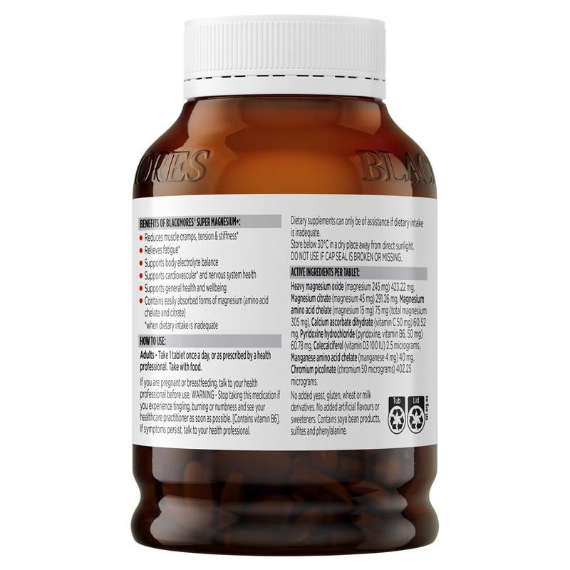 Blackmores 澳佳宝超强效镁 300片