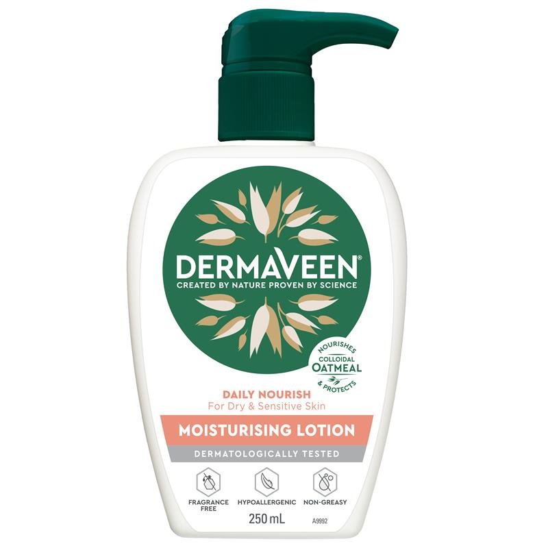 DermaVeen Daily Nourish Moisturising Lotion 250mL