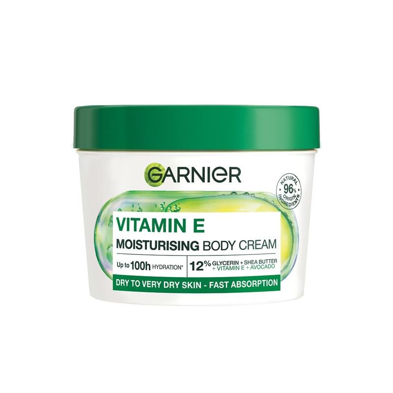 Garnier Body Vitamin E Moisturising Body Cream 380ml