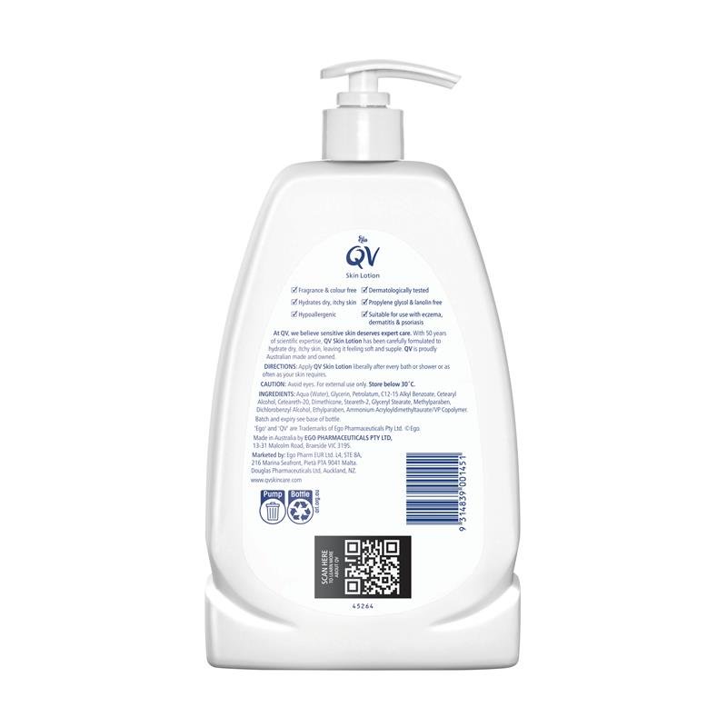 Ego QV Skin Lotion 1Litre