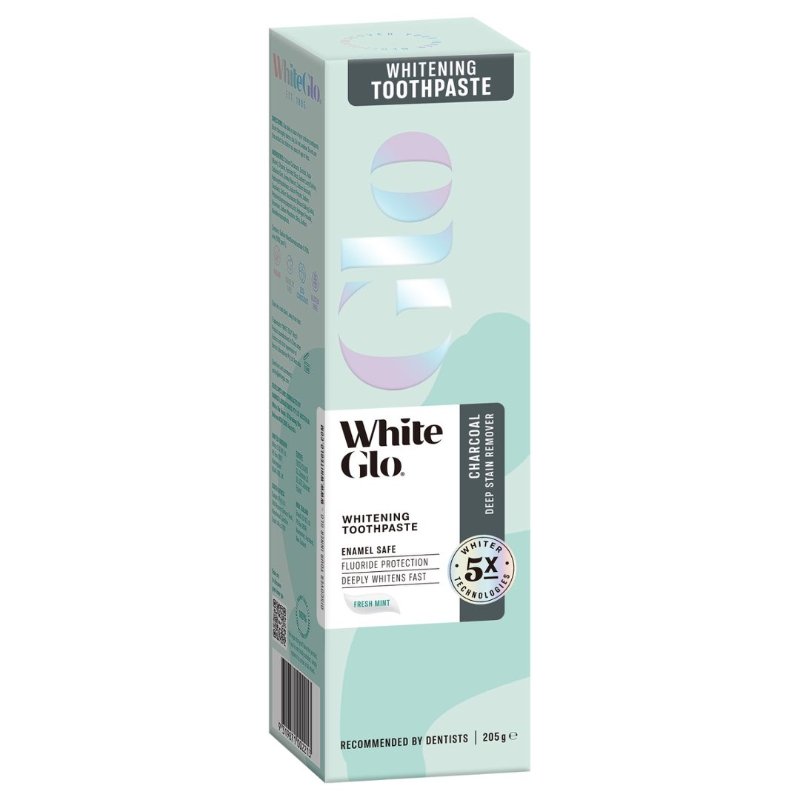 White Glo 活性炭美白牙膏 205g