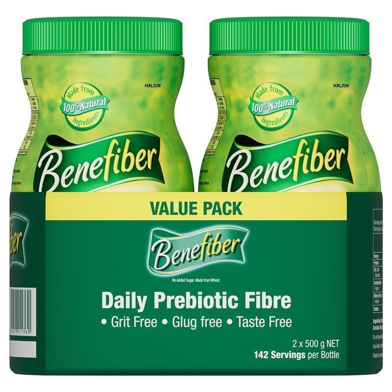 Benefiber 284 Dose 2x 500g Value Pack