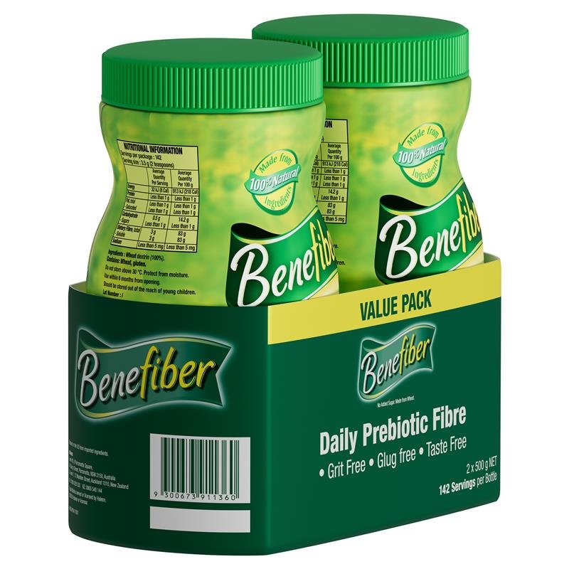 Benefiber 284 Dose 2x 500g Value Pack