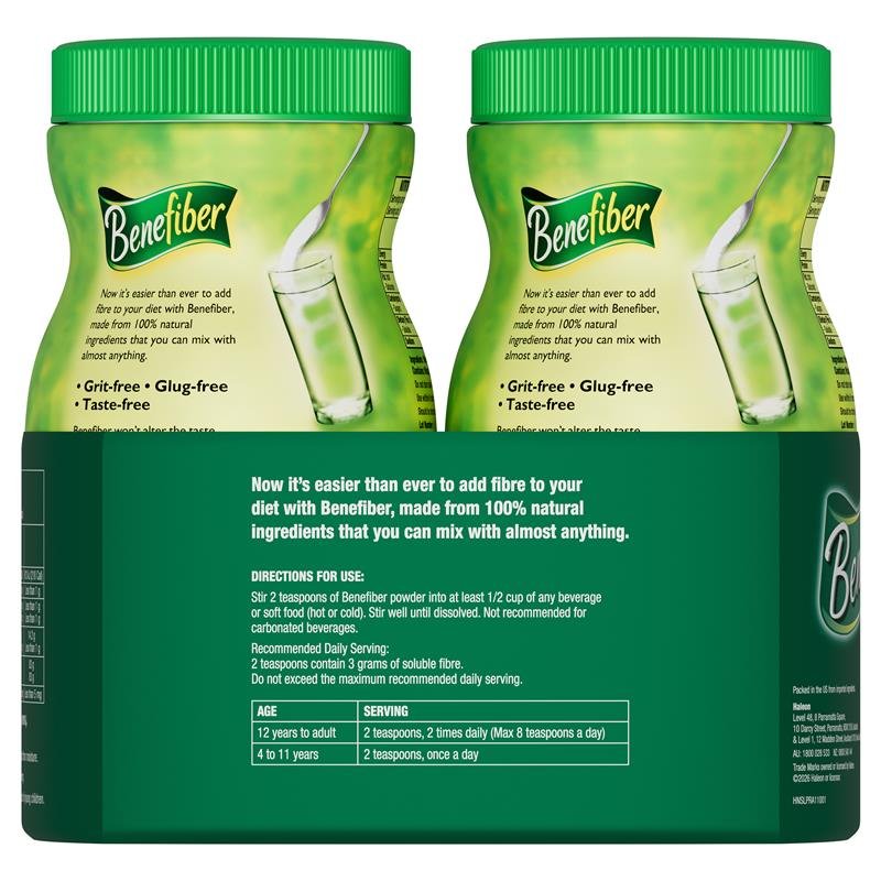 Benefiber 284 Dose 2x 500g Value Pack