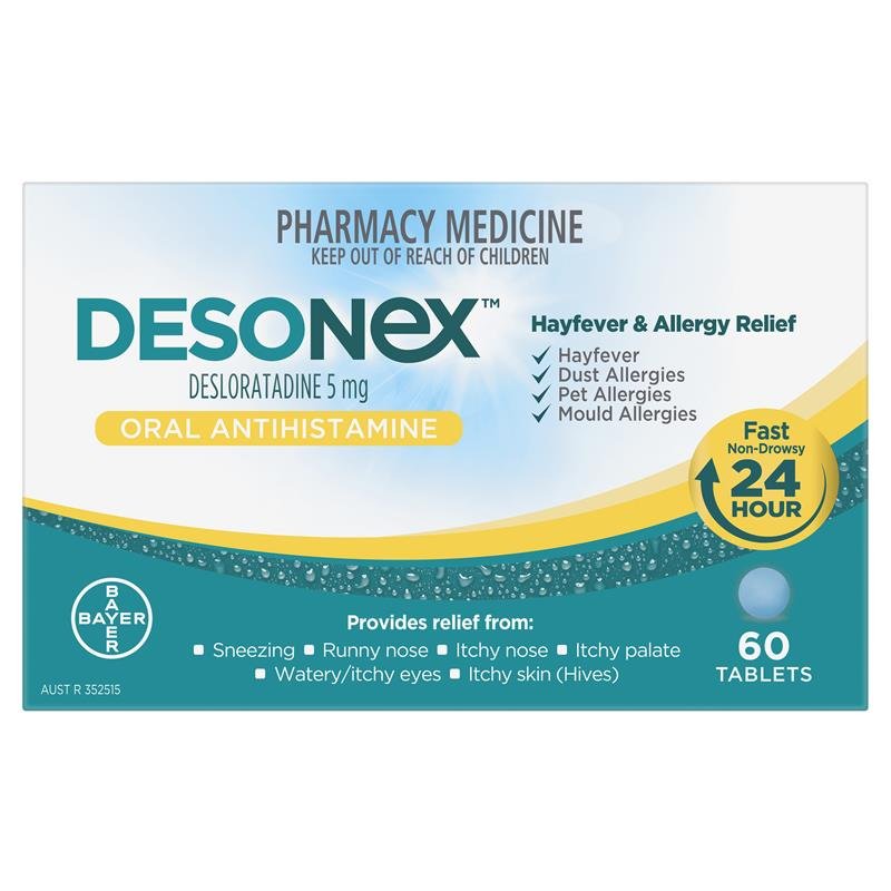 Desonex Allergy & Hayfever 5mg 60 Tablets