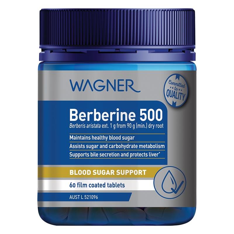 Wagner Berberine 500 60 Film Coated Tablets