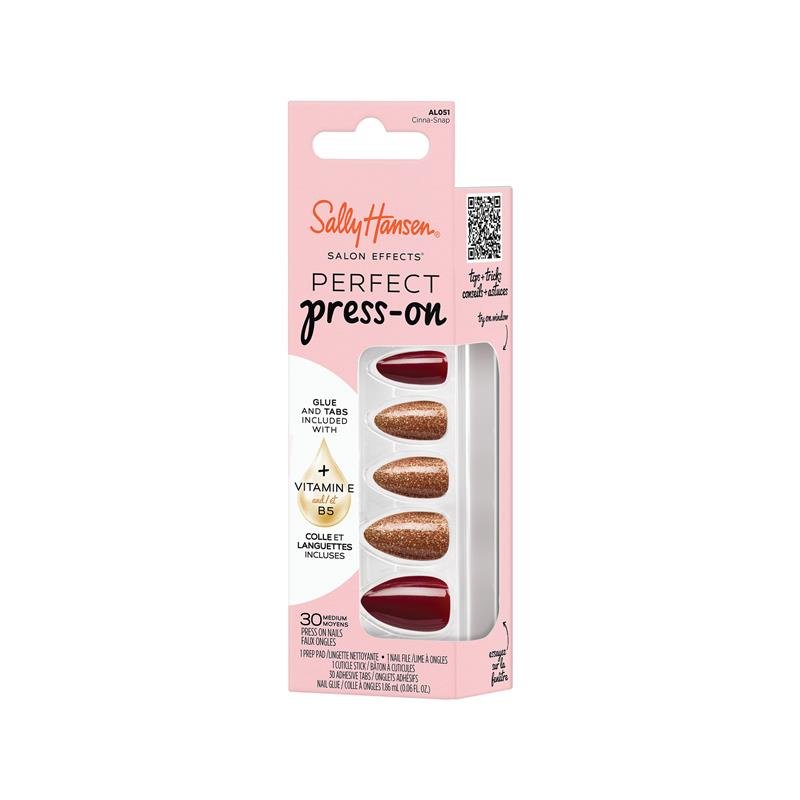 Sally Hansen Salon Effects Perfect Press-On Cinna-snap 30 Pieces