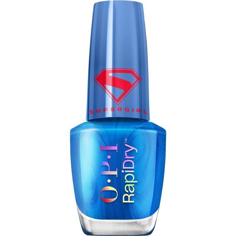 OPI x Supergirl RapiDry Sklarian Sapphire