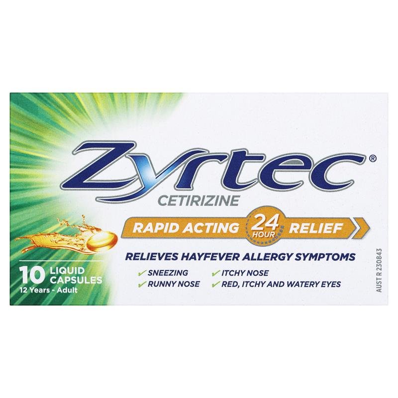 Zyrtec 仙特明 液体胶囊 10粒
