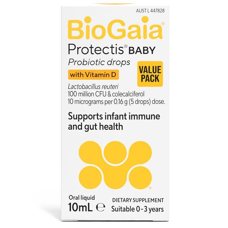 BioGaia 拜奥 婴儿益生菌滴剂 含维生素D 10ml