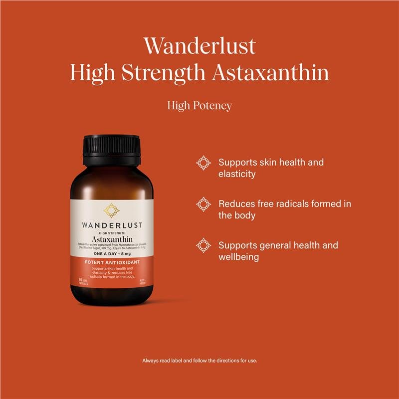 Wanderlust 高强度虾青素 60粒胶囊