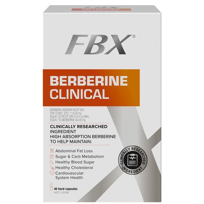 FBX 小檗碱 Berberine Clinical 40粒胶囊