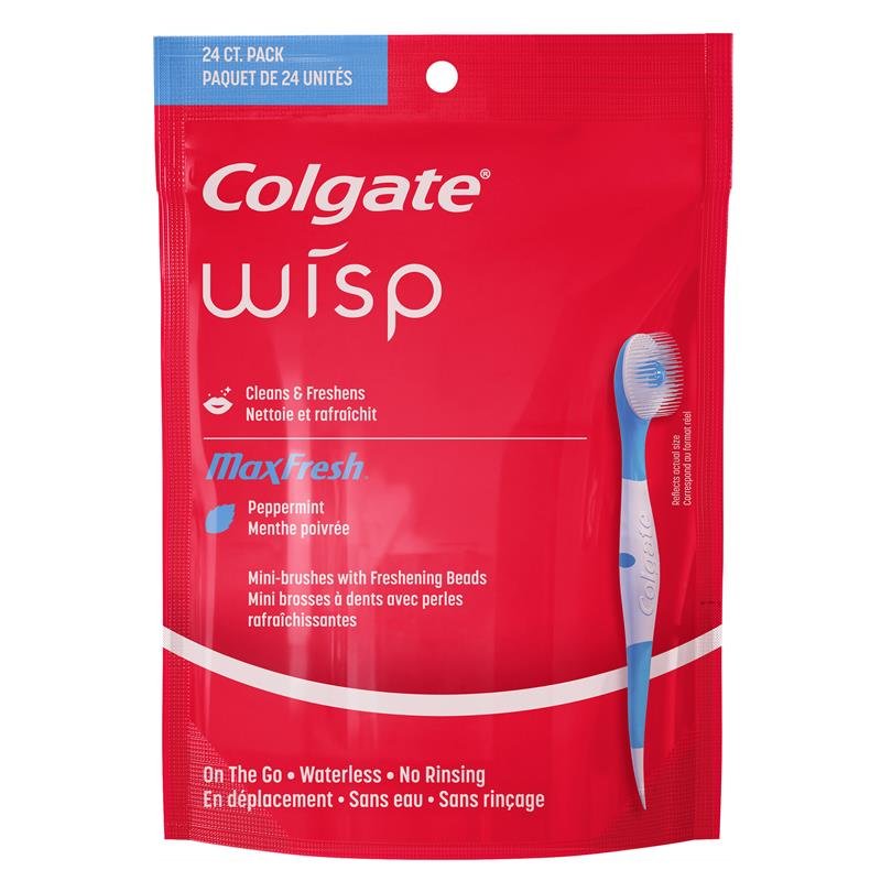 Colgate 高露洁 Wisp 便携一次性牙刷 薄荷 24支