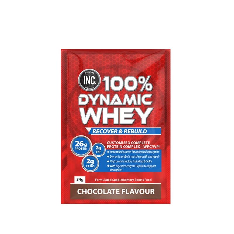 INC. 100% 乳清蛋白 巧克力味 36g 小袋