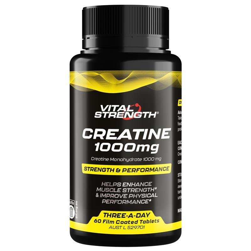 Vital Strength 肌酸片 1000mg 60片