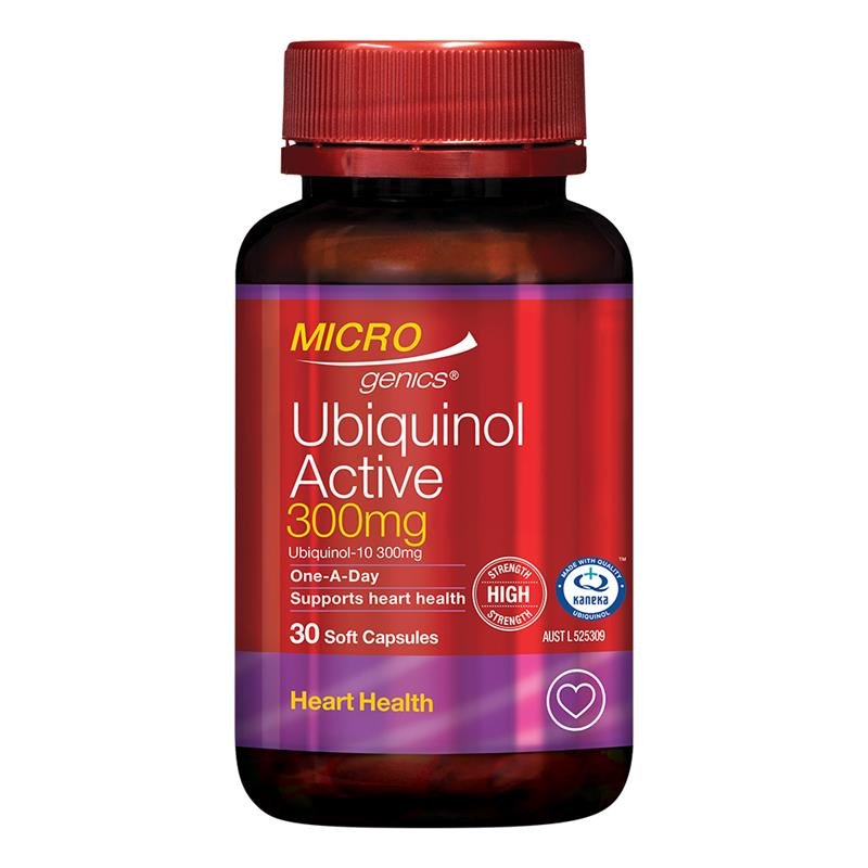 Microgenics 还原型辅酶Q10 泛醇 300mg 30粒软胶囊