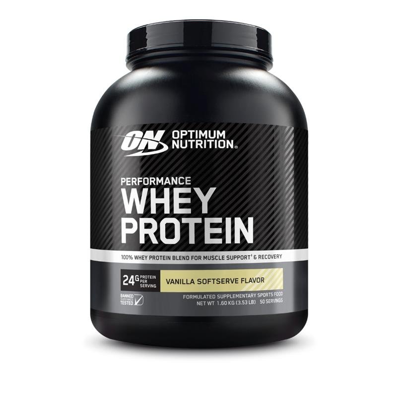 Optimum Nutrition 欧普特蒙 Performance 乳清蛋白粉 香草味 1.6kg(50份)