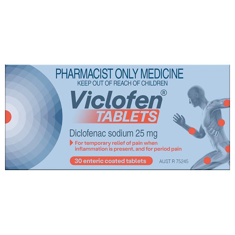 Viclofen 25mg Tablets 30 - Diclofenac