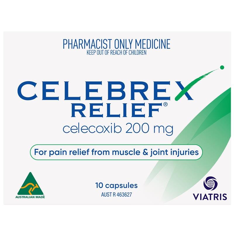 Celebrex Relief 200mg 10 Capsules