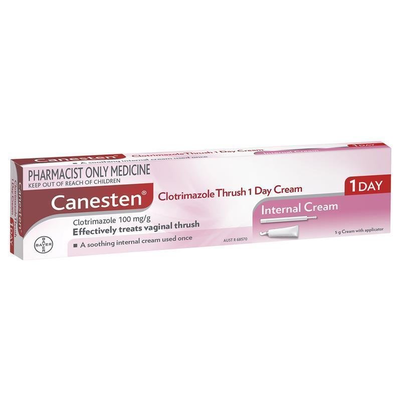 Canesten 1 Day Thrush Treatment Internal Cream - Clotrimazole (S3)