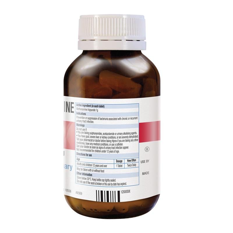 Hiprex 1g Tablets 100 (S3)