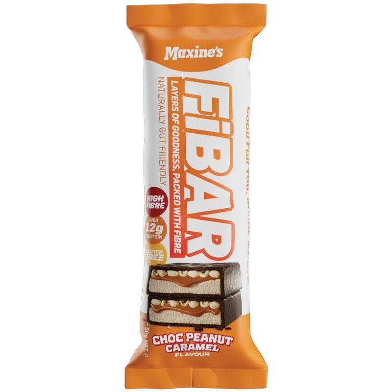Maxines FiBAR High Fibre Protein Bar Choc Peanut Butter 50g