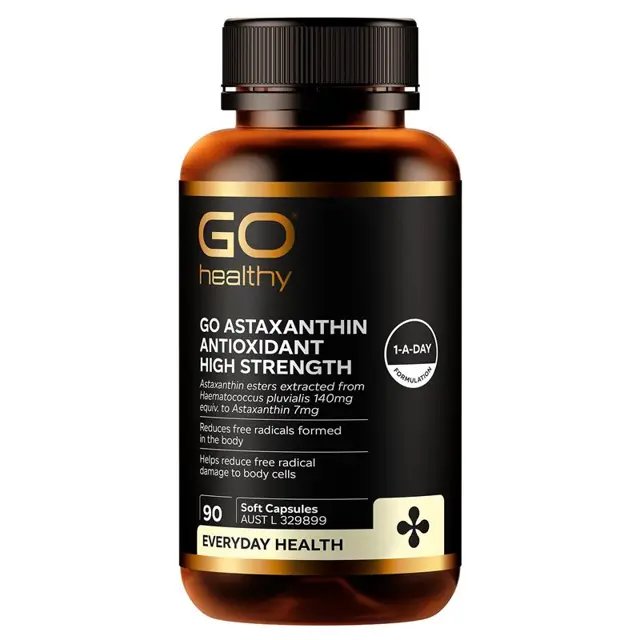 GO Healthy 高强度虾青素抗氧化 90粒