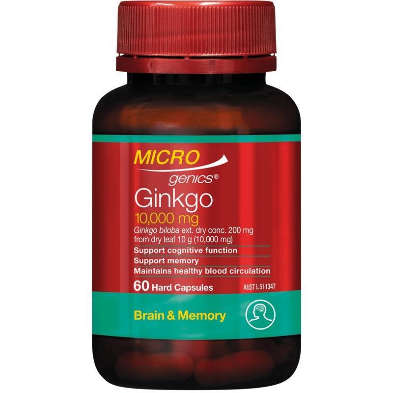 Microgenics 银杏 10000mg 每日一粒 60粒