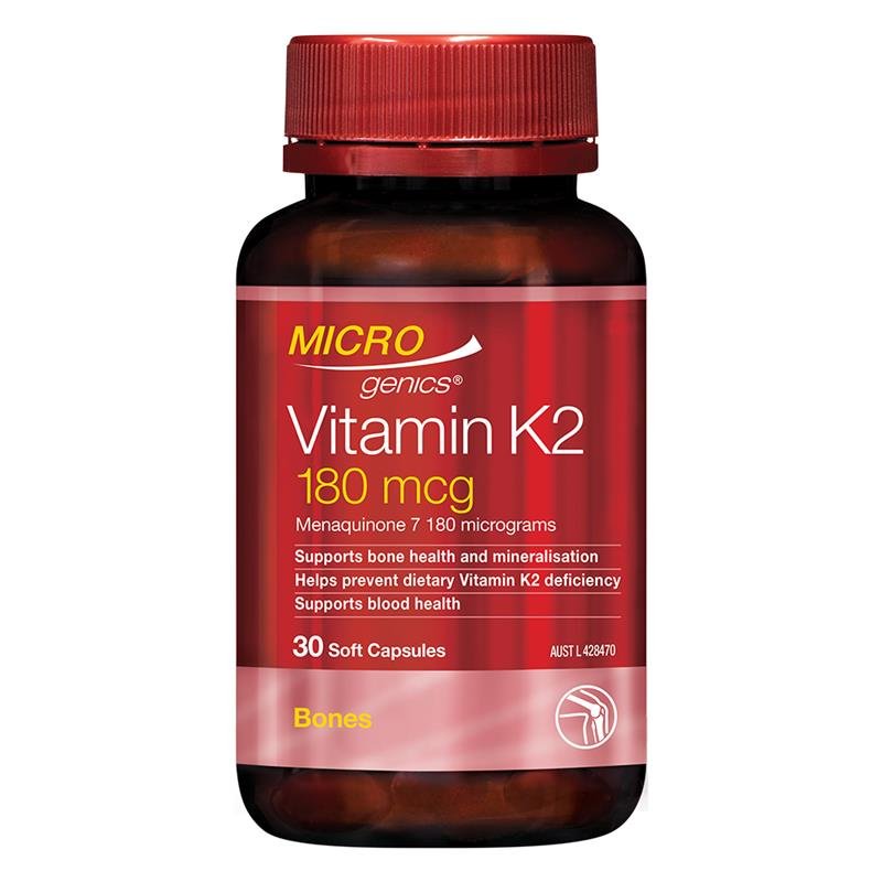 Microgenics 维生素K2 180mcg 30粒软胶囊