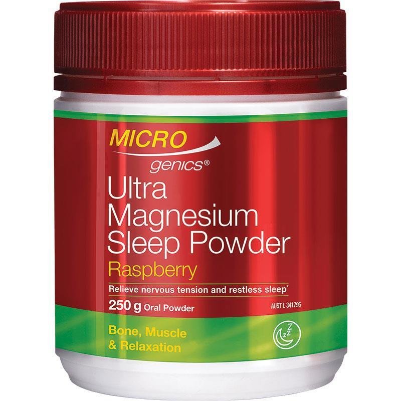 Microgenics 睡眠镁粉 覆盆子味 250g