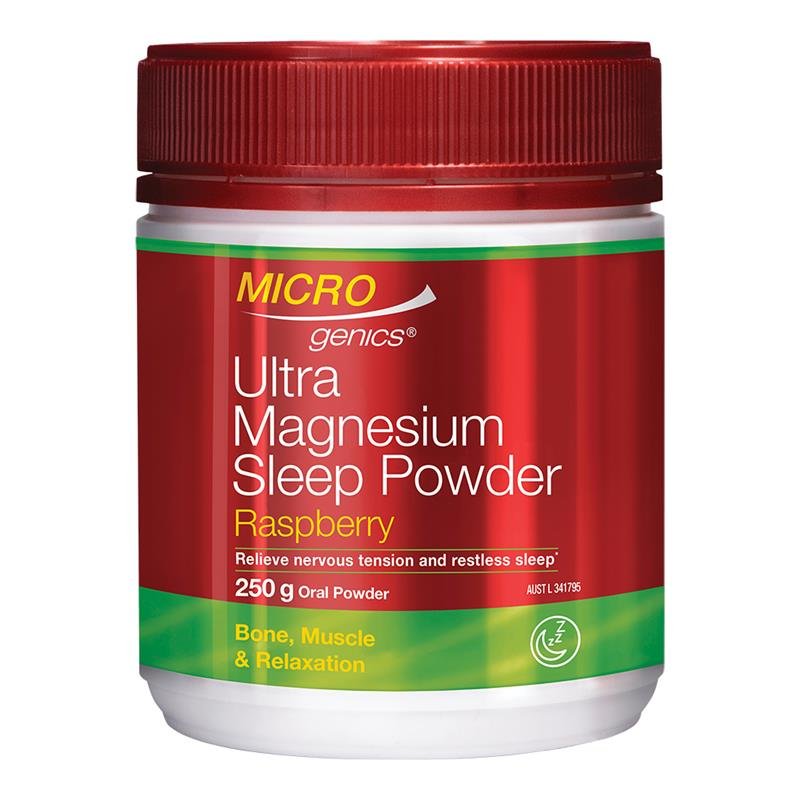Microgenics 睡眠镁粉 覆盆子味 250g