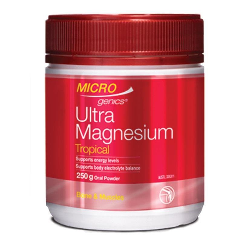 Microgenics 高效镁粉 热带水果味 250g