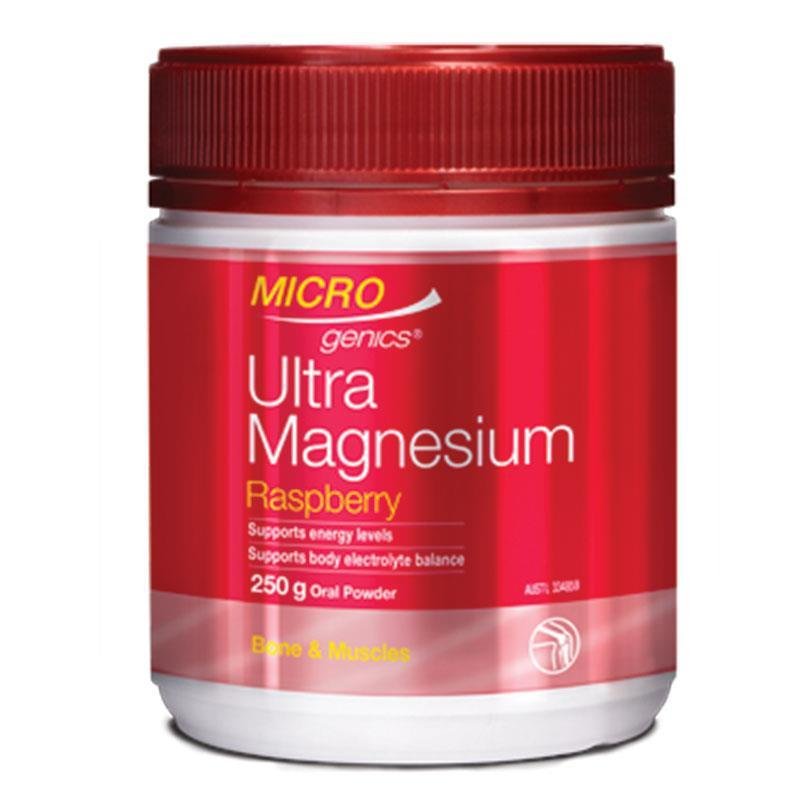 Microgenics 高效镁粉 覆盆子味 250g