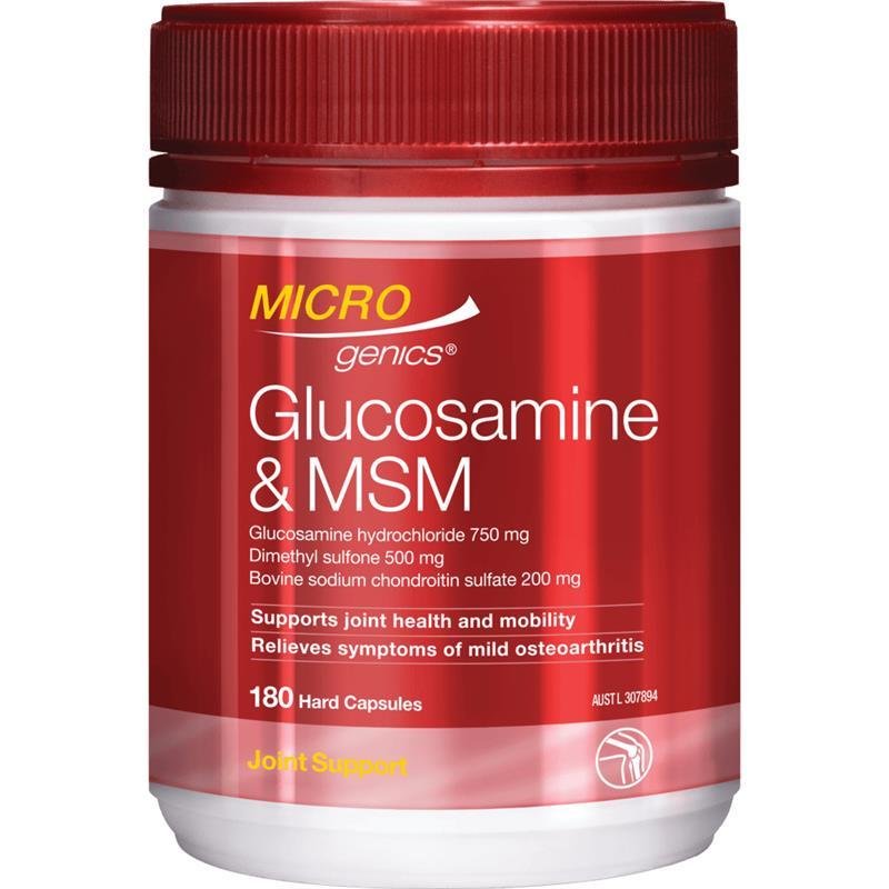 Microgenics 氨糖+MSM 180粒