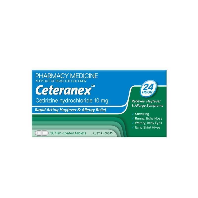 Ceteranex 西替利嗪抗过敏片 30片