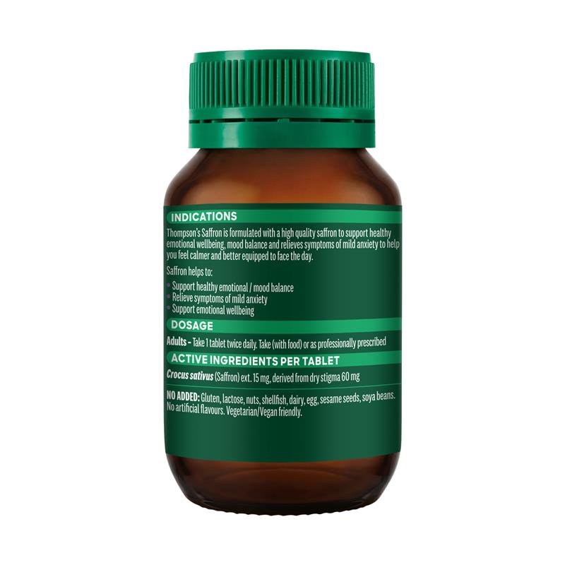 Thompsons 汤普森藏红花片 60片